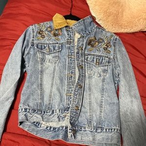 Leather and Jean jacket